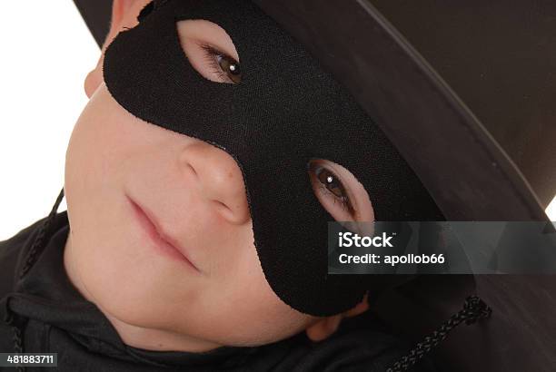 Photo libre de droit de Portrait De Zorro 5 banque d'images et plus d'images libres de droit de Chapeau - Chapeau, Enfant, Fantaisie