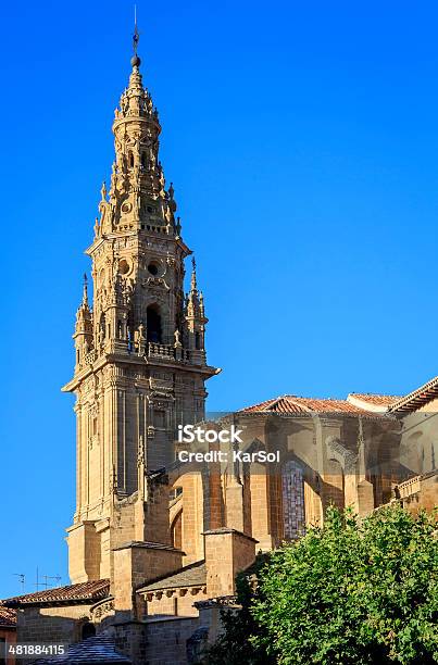 Santo Domingo De La Calzada W Rioja Hiszpania - zdjęcia stockowe i więcej obrazów Aleja - Aleja, Architektura, Brązowy