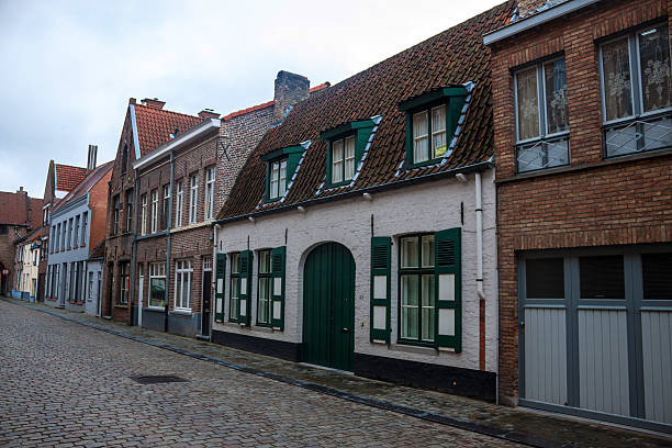 istock Traditional brick houses in Bruges 481884255