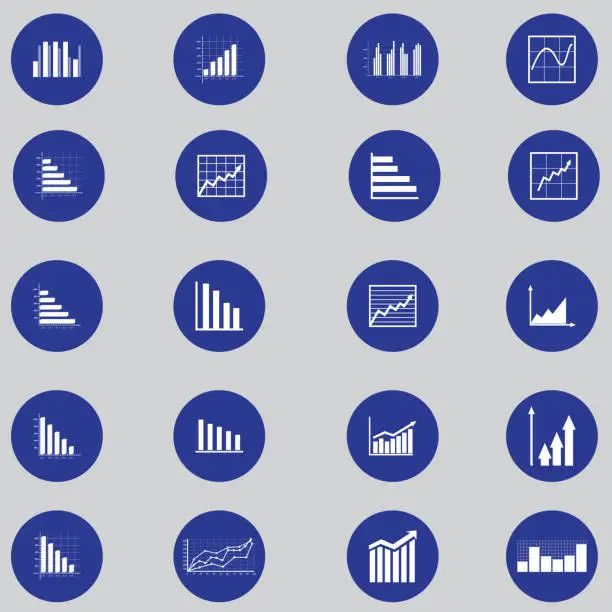 Vector illustration of Infographic elements. Pie chart. Items for business, statistics