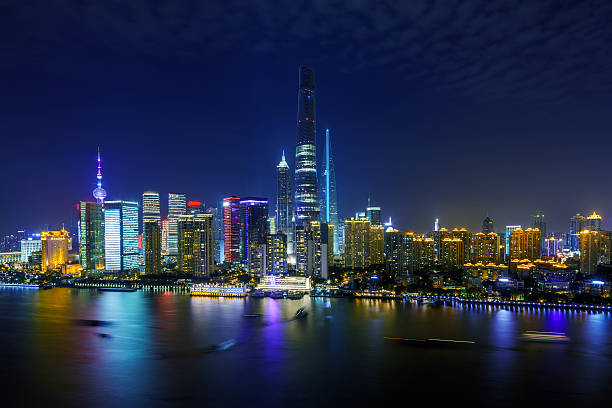 istock illuminated skyline and cityscape of shanghai 481886680