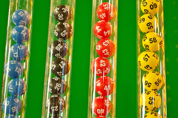 istock Lottery balls in tubes 481889929