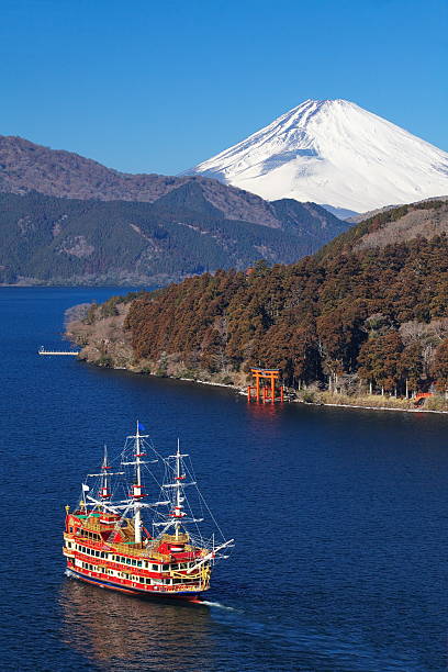 istock Mountain Fuji and Achi lake 481890695