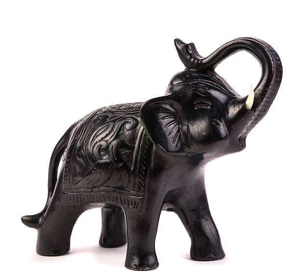 istock Wooden elephant figurine 481891732
