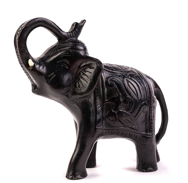 istock Wooden elephant figurine 481891736