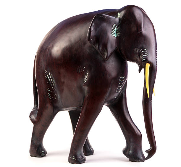 istock Wooden elephant figurine 481891740
