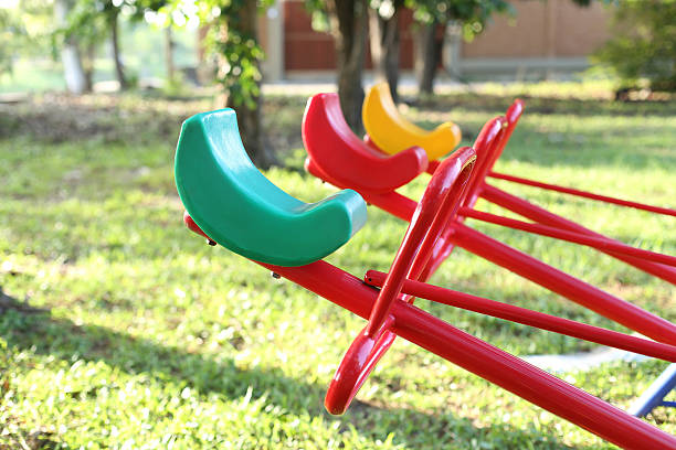 istock Seesaw board at public playground park 481894662