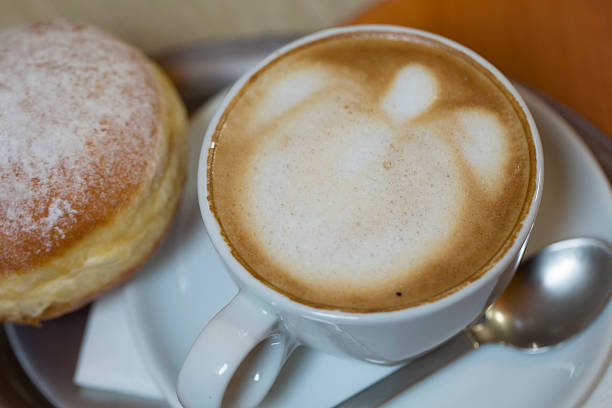 istock coffee with donut in coffee shop 481895505