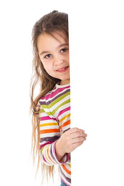 istock girl peek out from vertica banner 481895943