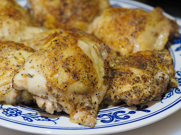 istock Freshly Baked Chicken Thighs 481896266