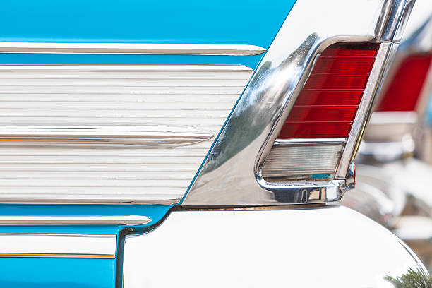 istock Tail Fin And Rear Light of Classic US Car 481897971