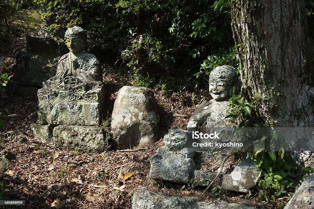 Ancient Jizo Bodhisattva Jizō is one of the most loved of all Japanese divinities in Japan. Aging Process Stock Photo