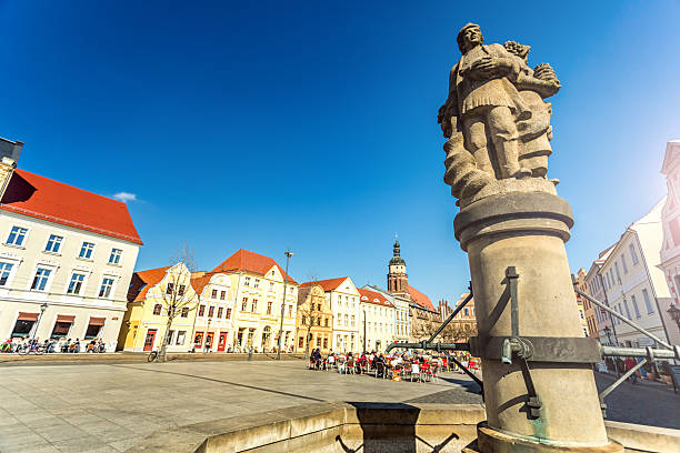 stare miasto w chociebuż - cottbus zdjęcia i obrazy z banku zdjęć