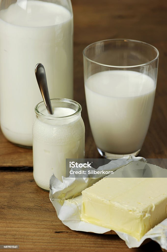 Milchprodukte - Lizenzfrei Butter Stock-Foto