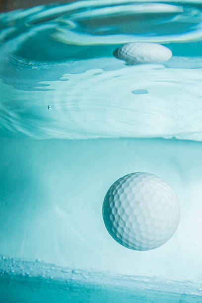 istock Golf ball in the water for background. 481903208