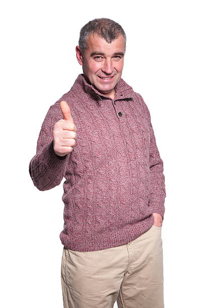 istock old casual man making the ok thumbs up hand sign 481906537