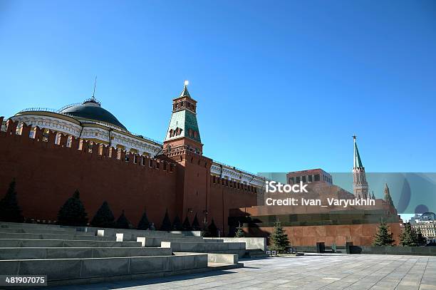 Lenin Maosoleum And Wall Of Moscow Kremlin Stock Photo - Download Image Now - Architecture, Brick, Capital Cities