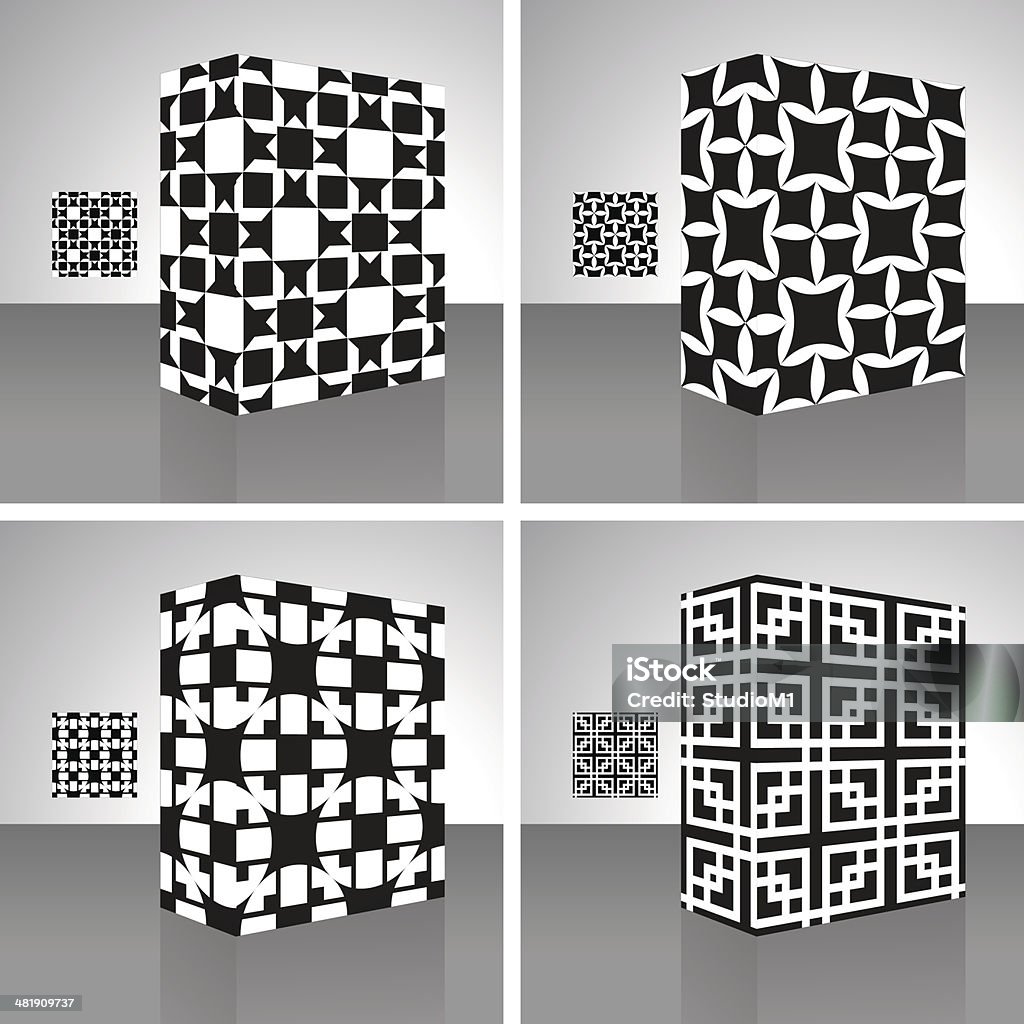 Box Upstract Pattern Packaging Box Seamless Pattern Stock Illustration - Download Image Now ...
