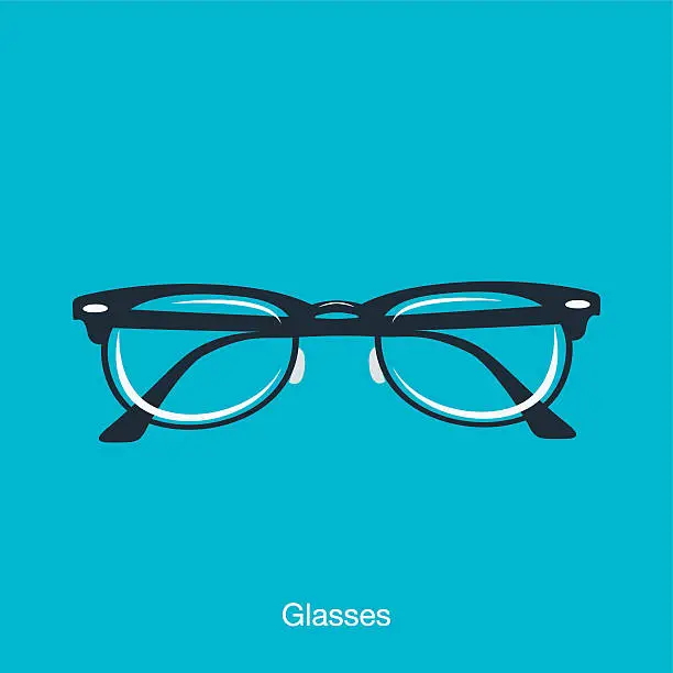 Vector illustration of Glasses