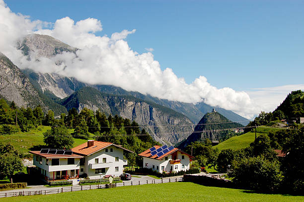 istock Beautiful alpine mountain ranges, central Europe 481910877