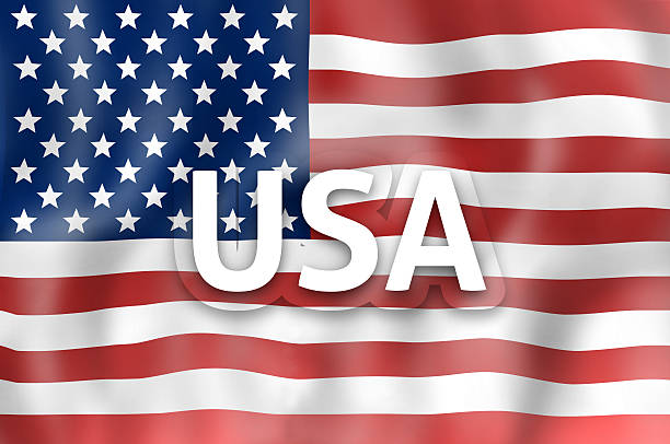 istock United States flag USA white font american design illustration 481911499