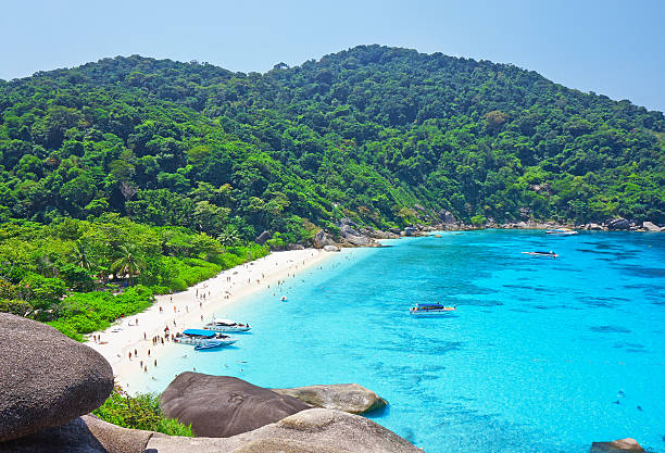 istock Top view of Similan island. Thailand 481911965