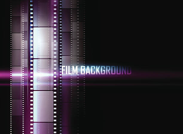 Filmstrips Illustration contains a transparency blends/gradients. Additional .aiCS5 file included. EPS 10 technology backgrounds video stock illustrations