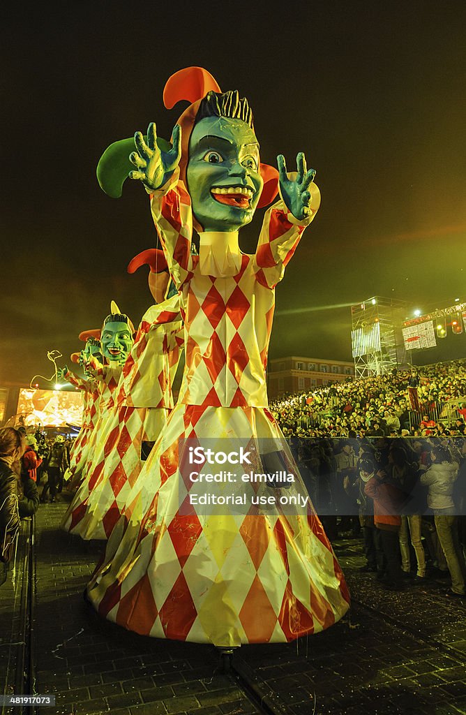 Carnaval de la noche de Niza - Foto de stock de Adulación libre de derechos