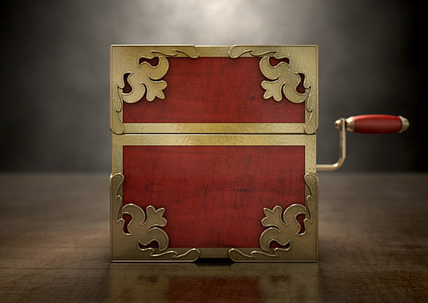 istock Close Jack-In-The-Box Antique 481919158