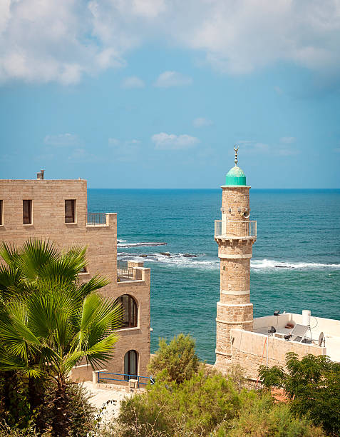 istock Old Jaffa Minaret and sea view, Israel 481921872