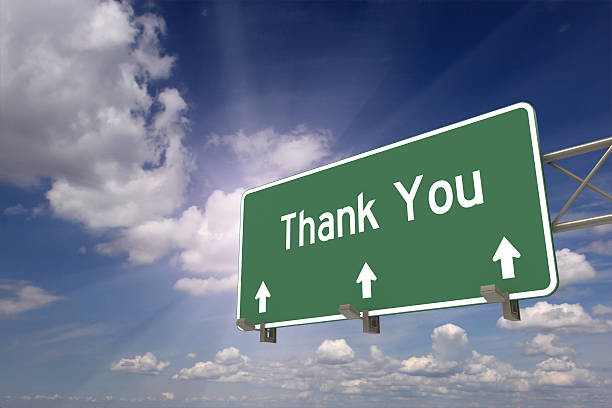 istock Thank you road sign 481922040
