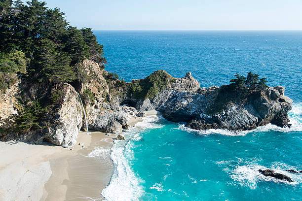 istock Waterfall in Big Sur California 481924842
