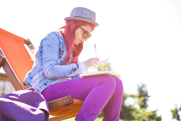 istock Thoughtful artist in nature 481924868