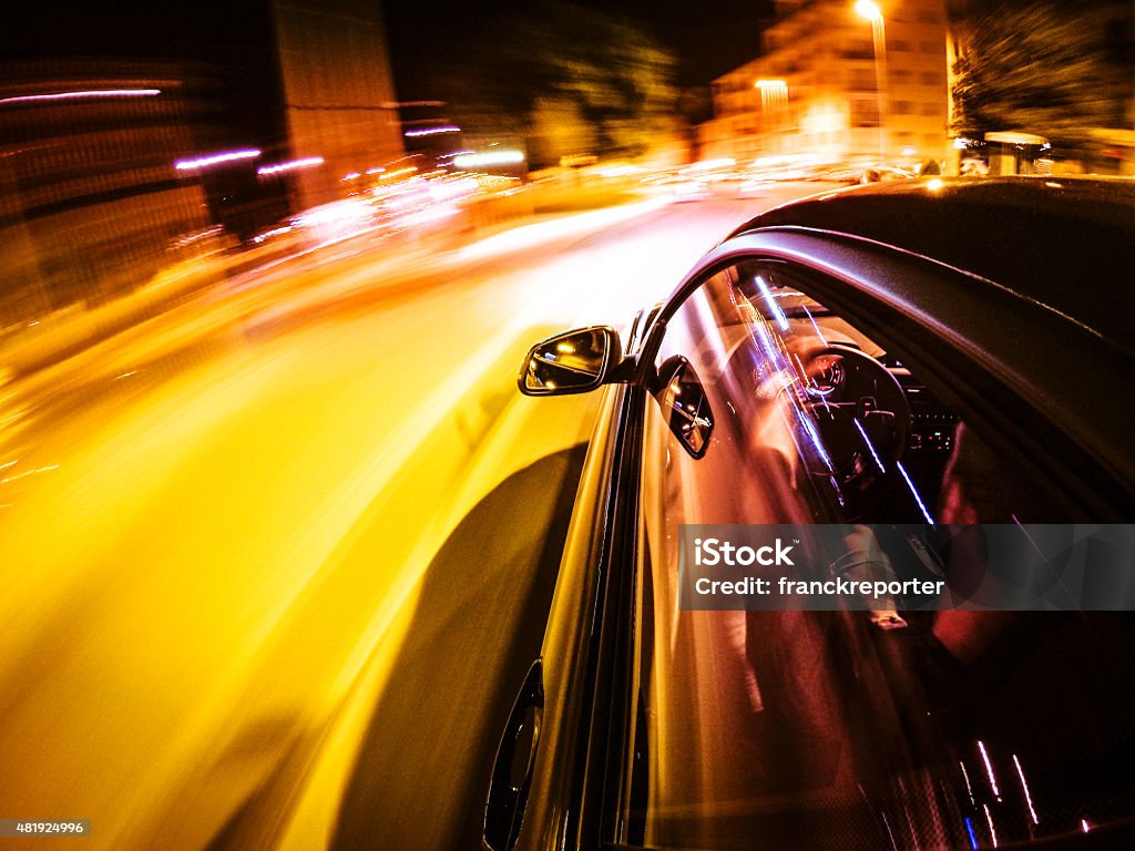 Car Ridesat Night Crazy Ride On The Night By Car Stock Photo - Download Image Now - 2015 ...