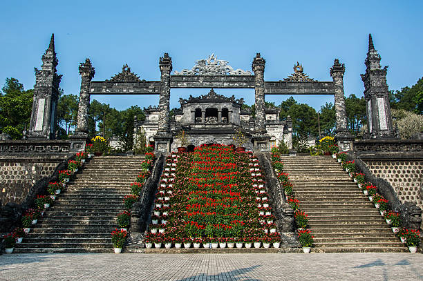 mausolée de khai dinh - hue photos et images de collection