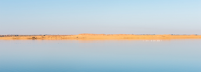 Lake in the Dakhla Oasis, Western Desert, Egypt