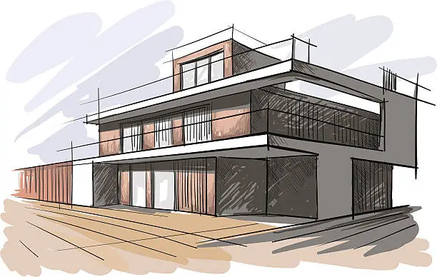 Vector illustration of architecture
