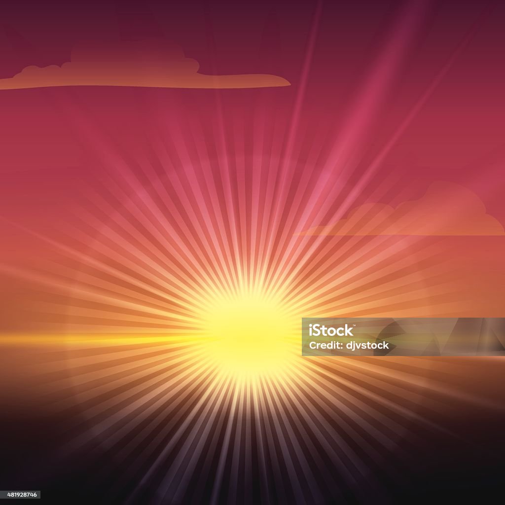 Sun Raze Design Sun Rays Design Stock Illustration - Download Image Now - 2015 ...
