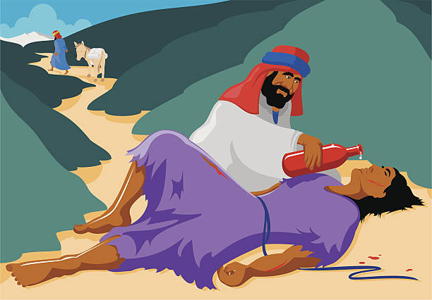 illustrations, cliparts, dessins animés et icônes de le good samaritan - good samaritan