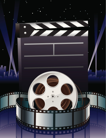 Movie in the City Illustration