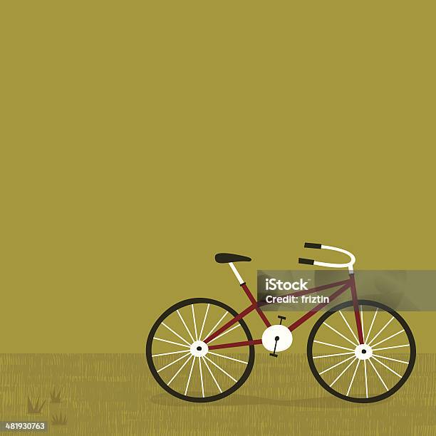 Green Biking Stock Illustration - Download Image Now - Bicycle, Cycling, Red