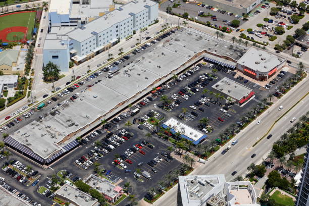 istock Aerial image shopping center 481930876