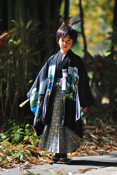 istock Japanese boy in traditional dress 481930940