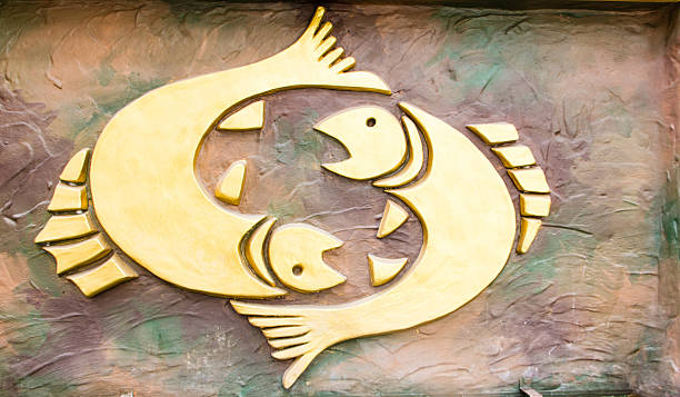 istock Pisces sign of horoscope on the wall 481931002