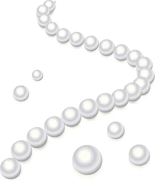 Vector illustration of Pearls