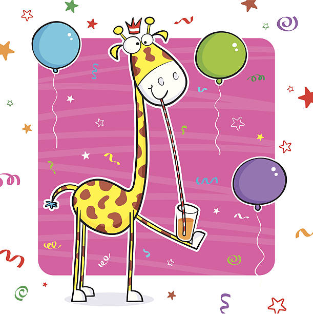 Giraffe Drinking Illustrations, Royalty-Free Vector Graphics & Clip Art -  iStock