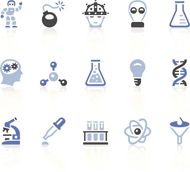 Vector illustration of Science icons