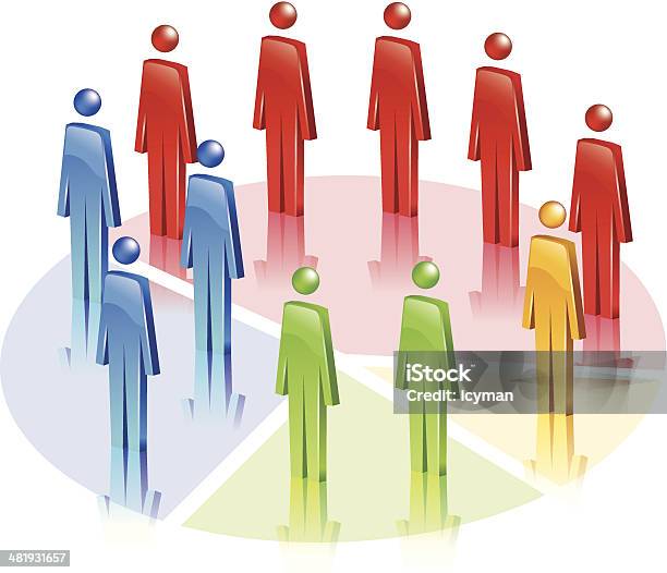 Ilustración de Diagrama Circular y más Vectores Libres de Derechos de Demografía - Demografía, Censo, Diagrama circular