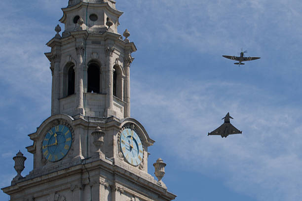 istock Battle of Britain Flight over London 10th July 2015 481931800