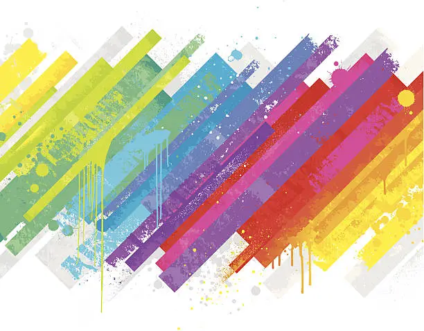 Vector illustration of Abstract rainbow background